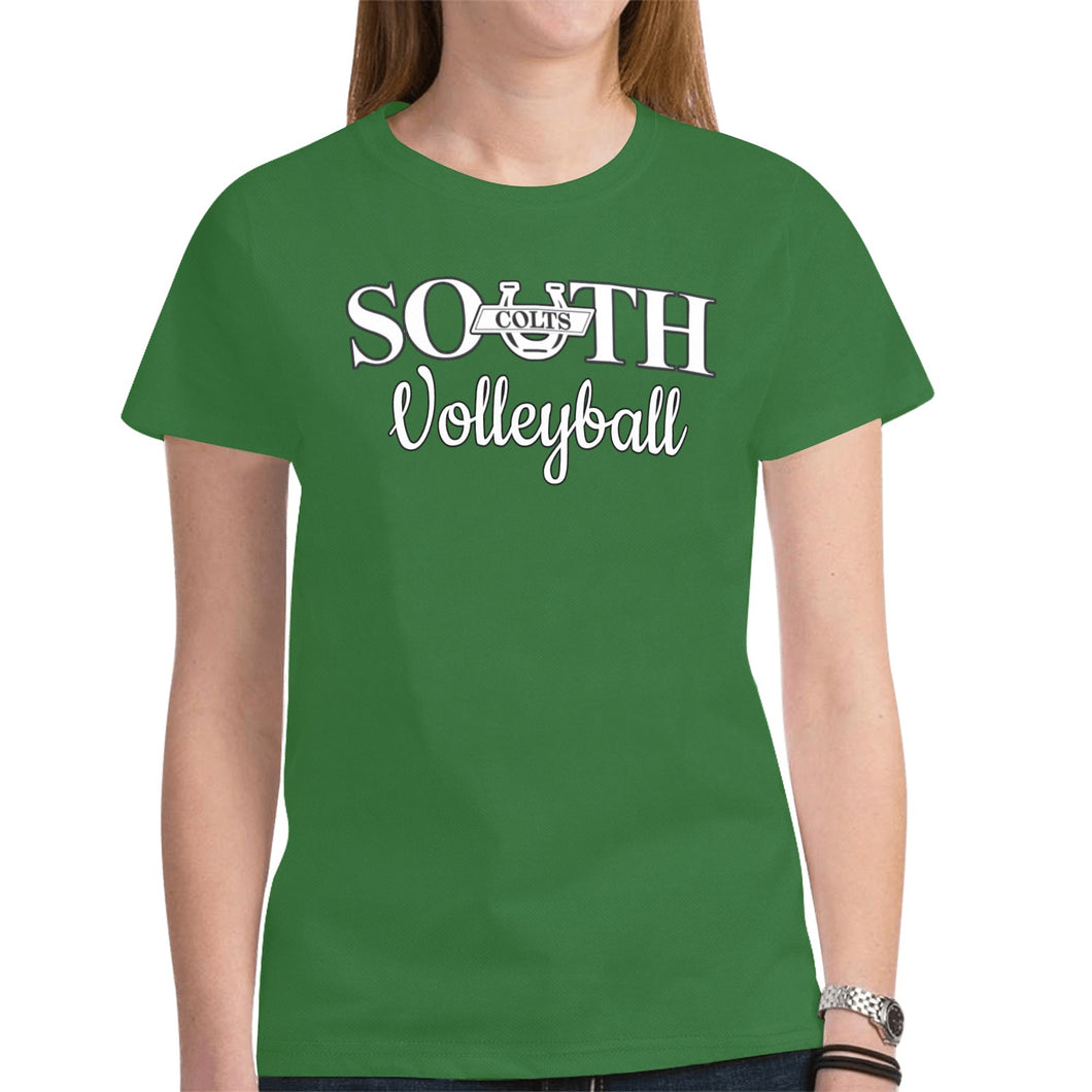 PARENT SOUTH VOLLEYBALL SHIRT SCHOOL COLOR