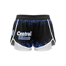 Load image into Gallery viewer, Central Shorts 2 Women&#39;s Sports Shorts with Compression Liner (Model L63)
