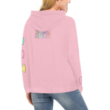 Load image into Gallery viewer, Mama Light Pink F All Over Print Hoodie for Women (USA Size) (Model H13)
