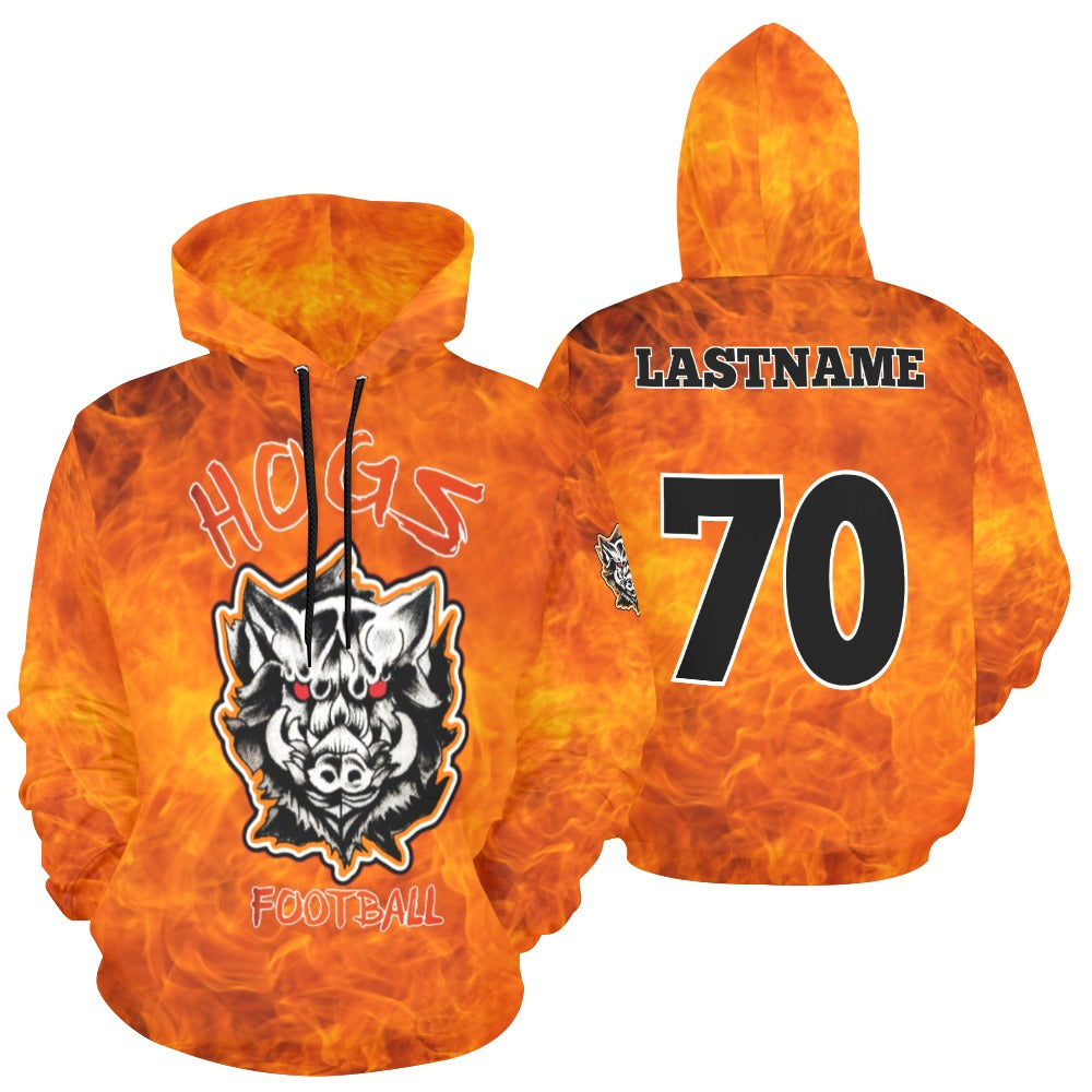 HOGS 4 All Over Print Hoodie for Men (USA Size) (Model H13)