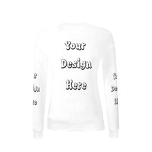 Load image into Gallery viewer, Custom Your Design Here- Female V-neck Longsleeve Women&#39;s All Over Print V-Neck Sweater (Model H48)
