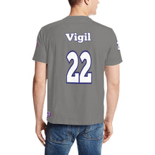 Load image into Gallery viewer, Tribe Shirt 4 Men&#39;s All Over Print T-Shirt (Solid Color Neck) (Model T63)
