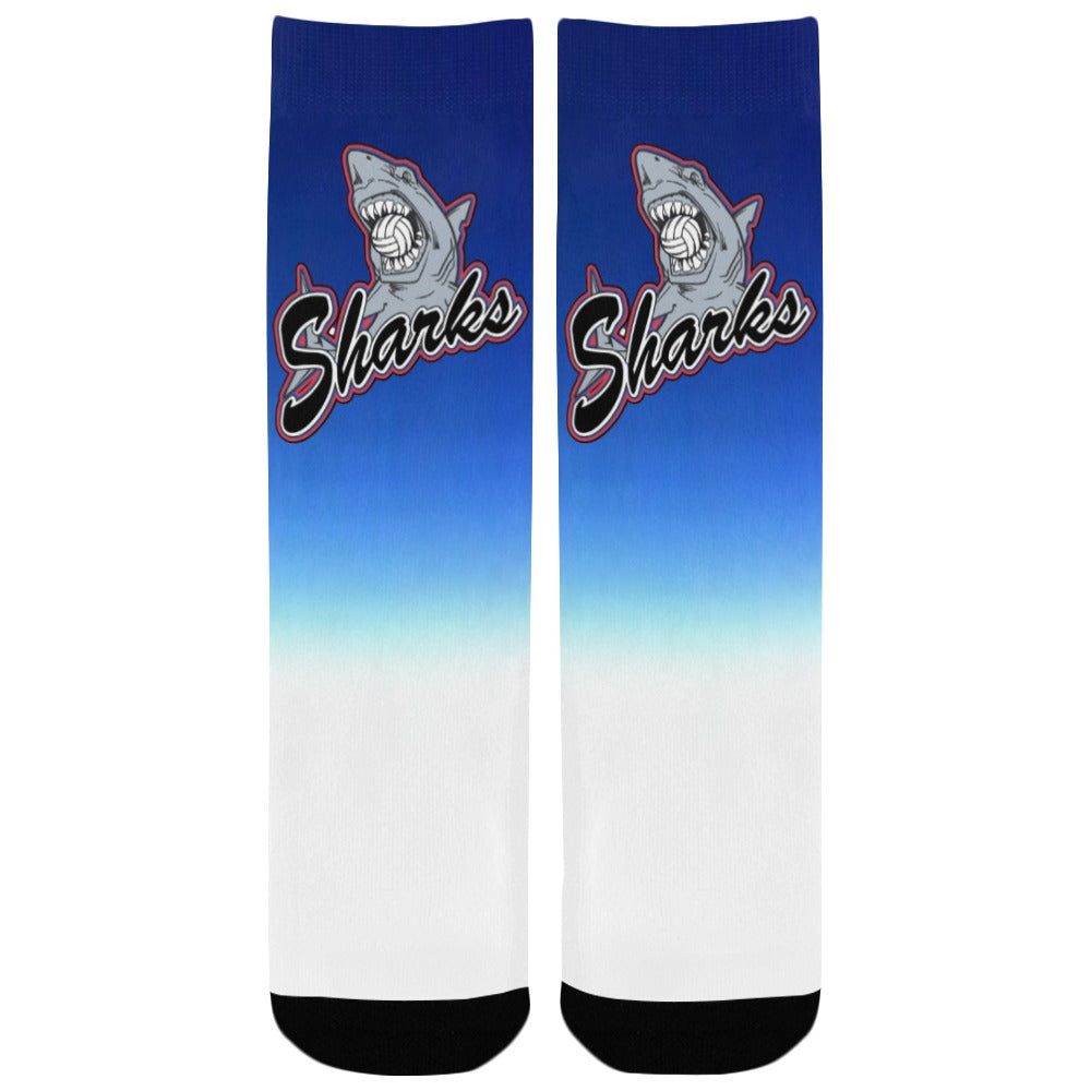 SHARKS YOUTH SOCKS 2 Custom Socks for Kids