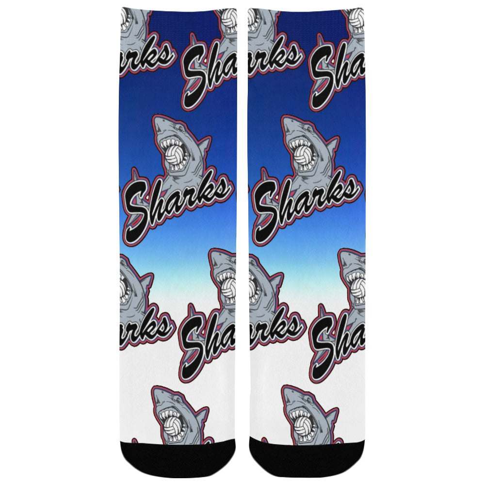 SHARKS YOUTH SOCKS Custom Socks for Kids