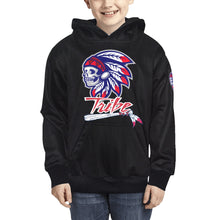 Load image into Gallery viewer, Tribe Baseball Black F Kids&#39; All Over Print Hoodie (Model H38)
