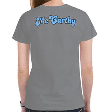 Load image into Gallery viewer, Pueblo West Cheerleader grey New All Over Print T-shirt for Women (Model T45)
