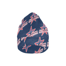 Load image into Gallery viewer, All American Beanie Pattern Navy Y All Over Print Beanie for Kids

