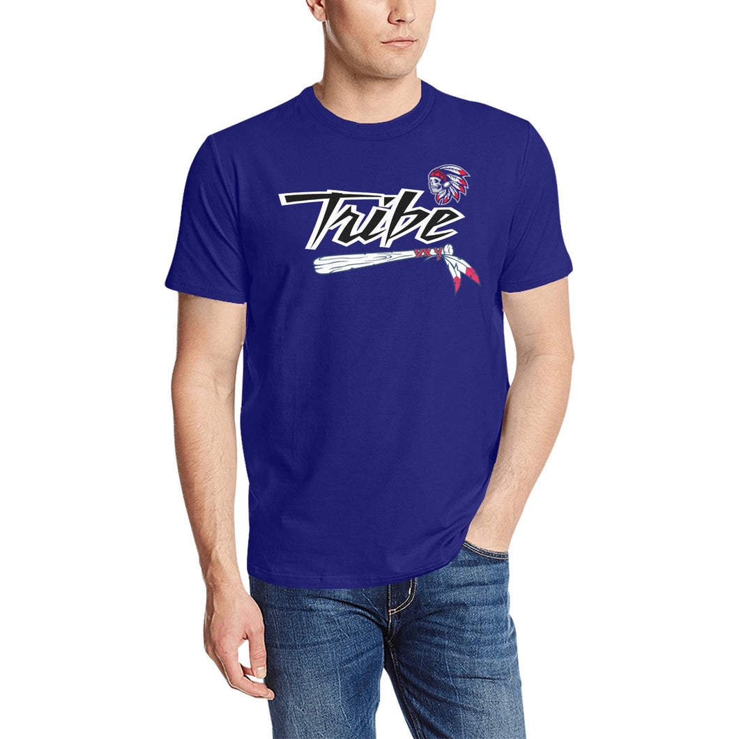 Tribe Shirt Left Chest Black Tribe m 6 Men's All Over Print T-Shirt (Solid Color Neck) (Model T63)