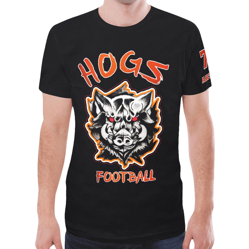 Hogs New All Over Print T-shirt for Men (Model T45)
