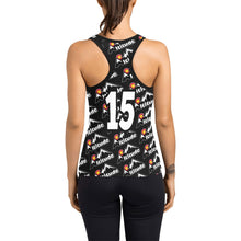 Load image into Gallery viewer, Altitude Tank Black Number Women&#39;s Racerback Tank Top (Model T60)
