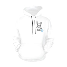 Load image into Gallery viewer, Dog Mama Back Paw Pic/Name/Paw Front Chest/back All Over Print Hoodie for Women (USA Size) (Model H13)
