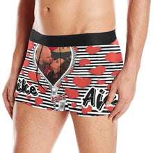 Load image into Gallery viewer, Valentines Underwear Men&#39;s All Over Print Boxer Briefs (Model L10)
