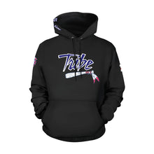 Load image into Gallery viewer, Tribe Black Mom Hoodie f All Over Print Hoodie for Women (USA Size) (Model H13)
