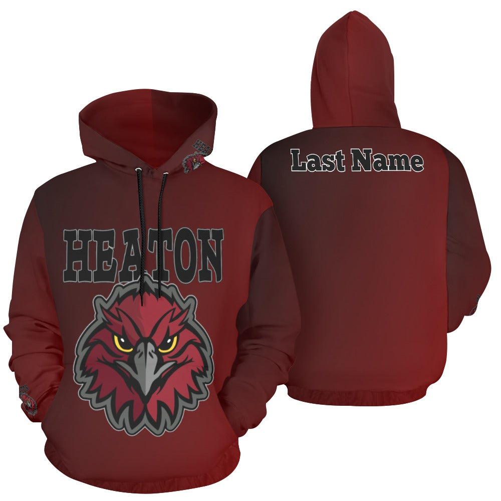 HeatonHawk-Clr All Over Print Hoodie for Men (USA Size) (Model H13)