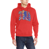 Azteca 50/50 Red Heavy Blend Hooded Sweatshirt