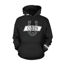 Load image into Gallery viewer, South Black/Black U B Name/Number All Over Print Hoodie for Women (USA Size) (Model H13)
