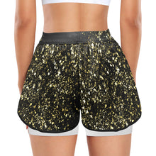 Load image into Gallery viewer, EE A short Women&#39;s Sports Shorts with Compression Liner (Model L63)
