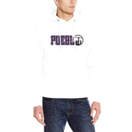 PS 50/50 White Main Men's Classic Hoodie (Model H17)