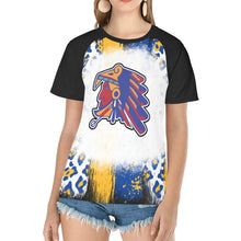 Load image into Gallery viewer, Azteca Shirt Women Women&#39;s Raglan T-Shirt/Front Printing (Model T62)
