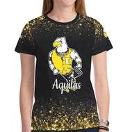 EE A 2 New All Over Print T-shirt for Women (Model T45)