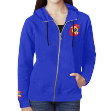 Load image into Gallery viewer, 94/6 poly/spandex CO ER Zip-Up Hoodie Men and Women Sizes
