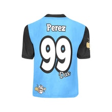 Load image into Gallery viewer, Crushers Blue with Black Sleeve Big Boys&#39; All Over Print Crew Neck T-Shirt (Model T40-2)
