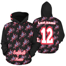 Load image into Gallery viewer, All American Mom Hoodie Full Custom All Over print All Over Print Hoodie for Women (USA Size) (Model H13)
