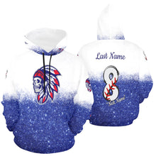 Load image into Gallery viewer, Tribe Mom Glitter Hoodie All Over Print Hoodie for Women (USA Size) (Model H13)
