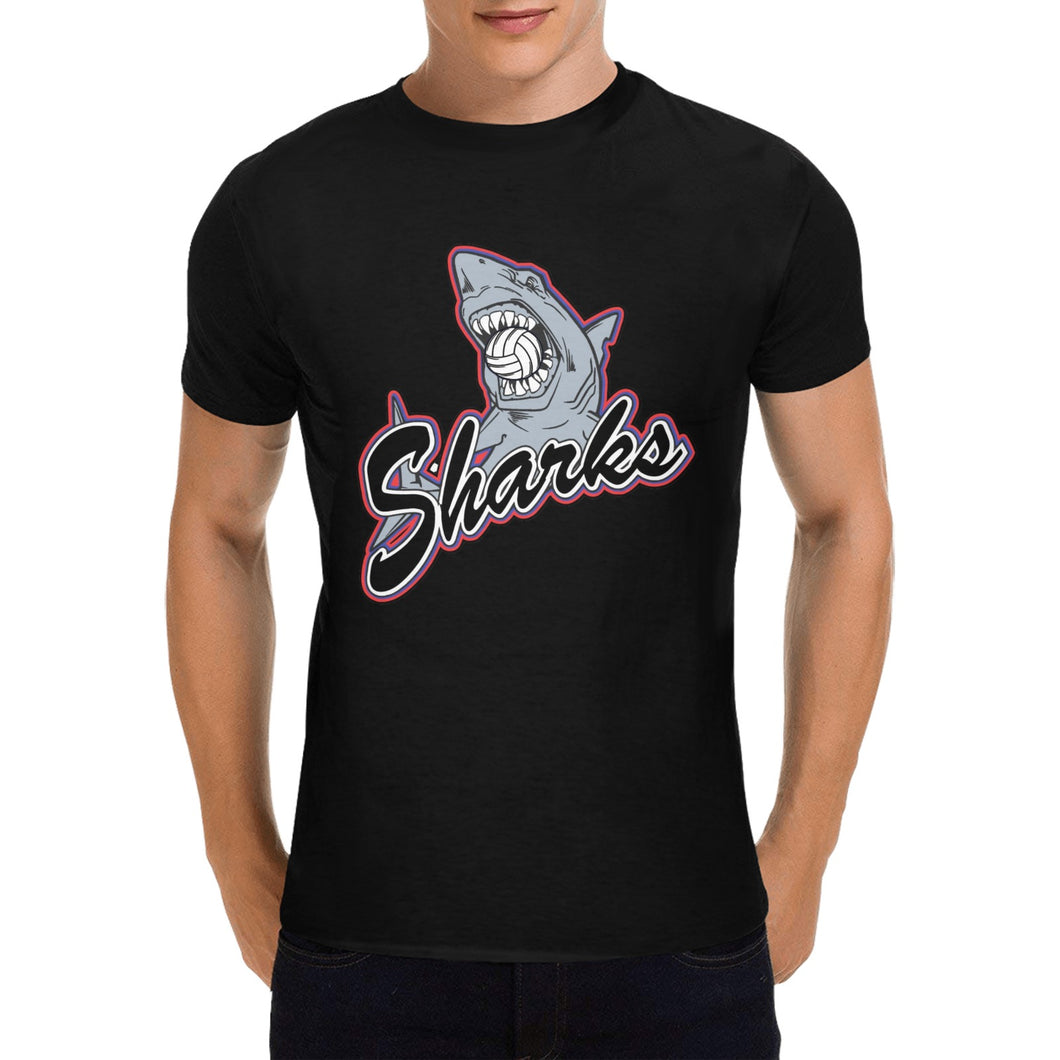 SHARKS MENS BLACK SHIRT Classic Men's T-Shirt