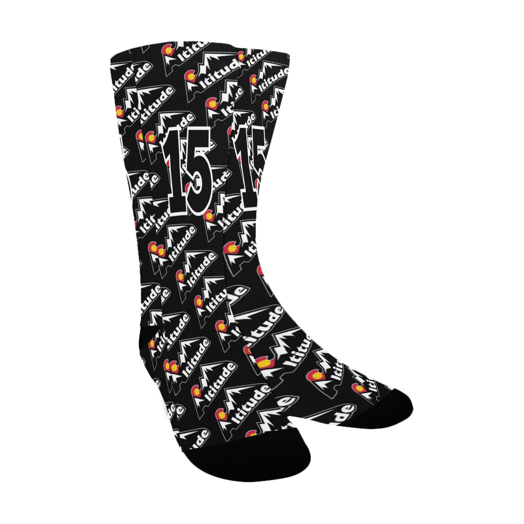 Altitude Sock Number Custom Socks for Women
