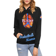 Load image into Gallery viewer, Flight Basketball Mama All Over Print Hoodie for Women (USA Size) (Model H13)
