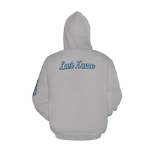 Load image into Gallery viewer, PW Grey Cheer Mom Hoodie Full Custom Name, LN, Year All Over Print Hoodie for Women (USA Size) (Model H13)
