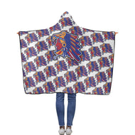 Azteca Hooded Blanket Flannel Hooded Blanket 40''x50''