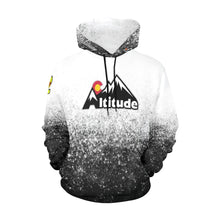 Load image into Gallery viewer, Altitude B/W Last name/Number Nickname Softball Number All Over Print Hoodie for Women (USA Size) (Model H13)
