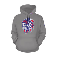 Load image into Gallery viewer, Tribe Grey All Over Print Hoodie for Men (USA Size) (Model H13)
