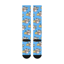 Load image into Gallery viewer, Socks Blue Over-The-Calf Socks
