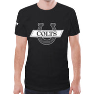 South Universal Sport Black/Black U New All Over Print T-shirt for Men (Model T45)