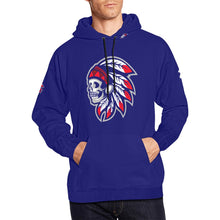 Load image into Gallery viewer, Tribe Navy All Over Print Hoodie for Men (USA Size) (Model H13)
