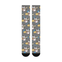 Load image into Gallery viewer, Socks Grey Over-The-Calf Socks

