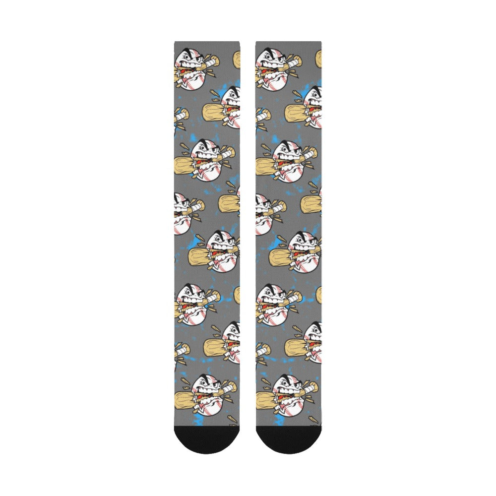Socks Grey Over-The-Calf Socks