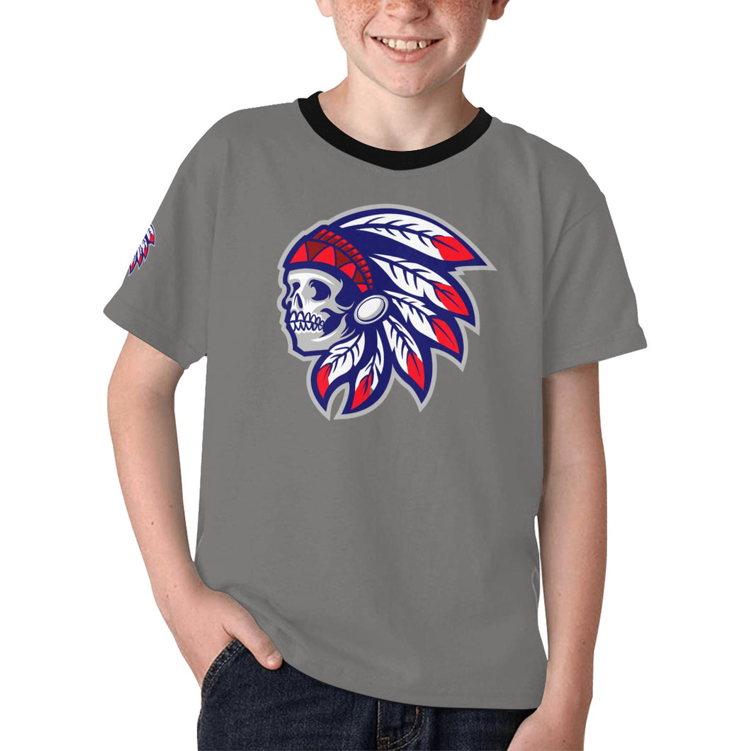 Tribe Grey Kid Kids' All Over Print T-shirt (Model T65)