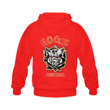 Load image into Gallery viewer, Hogs zip up 4 Gildan Full Zip Hooded Sweatshirt (Model H02)
