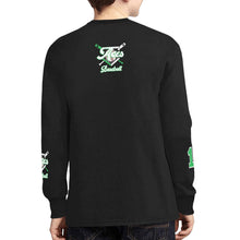 Load image into Gallery viewer, Aces Long Sleeve Number Kids&#39; Rib Cuff Long Sleeve T-shirt (Model T64)
