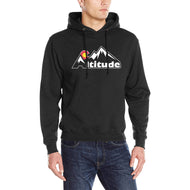 Altitude 50/50 Black Main Men's Classic Hoodie (Model H17)