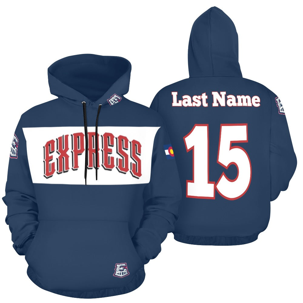 Express Hoodie All Over Print Hoodie for Men (USA Size) (Model H13)