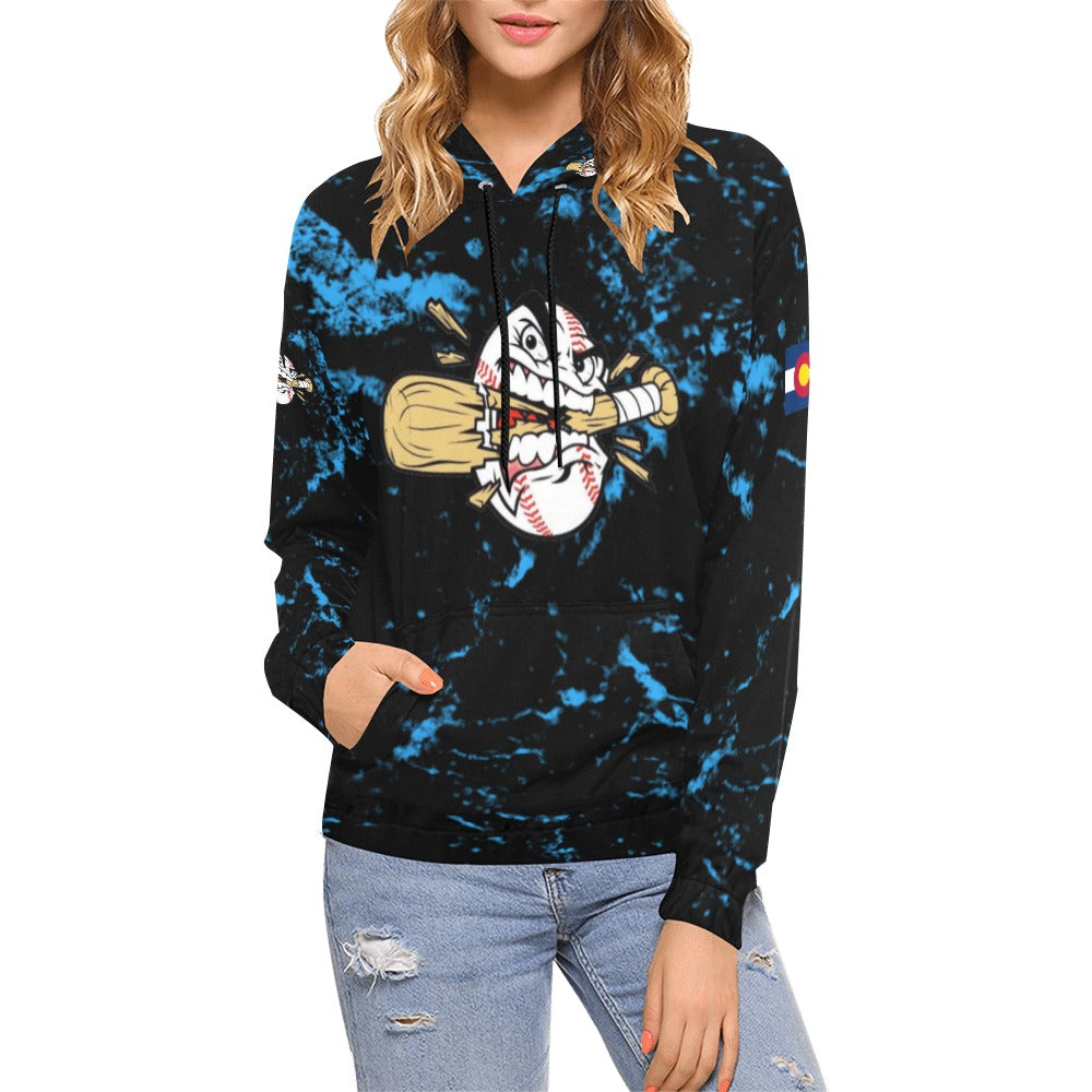 Crushers Hoodie 3 All Over Print Hoodie for Women (USA Size) (Model H13)