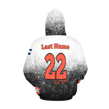 Load image into Gallery viewer, Chaos Baseball Full Custom First name/last name/nick name/number All Over Print Hoodie for Women (USA Size) (Model H13)
