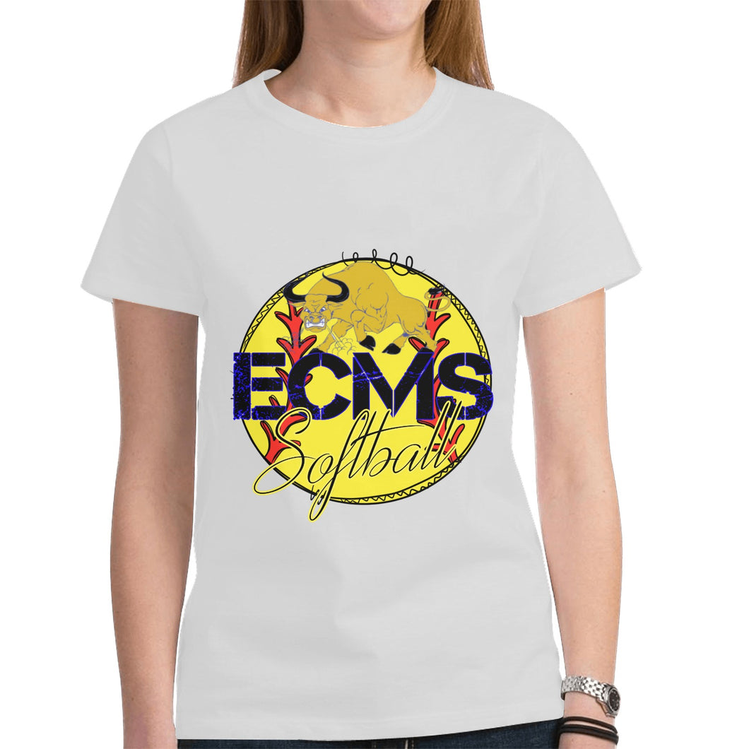 ECMS Toro Softball Women's Heavy Cotton Short Sleeve T-Shirt