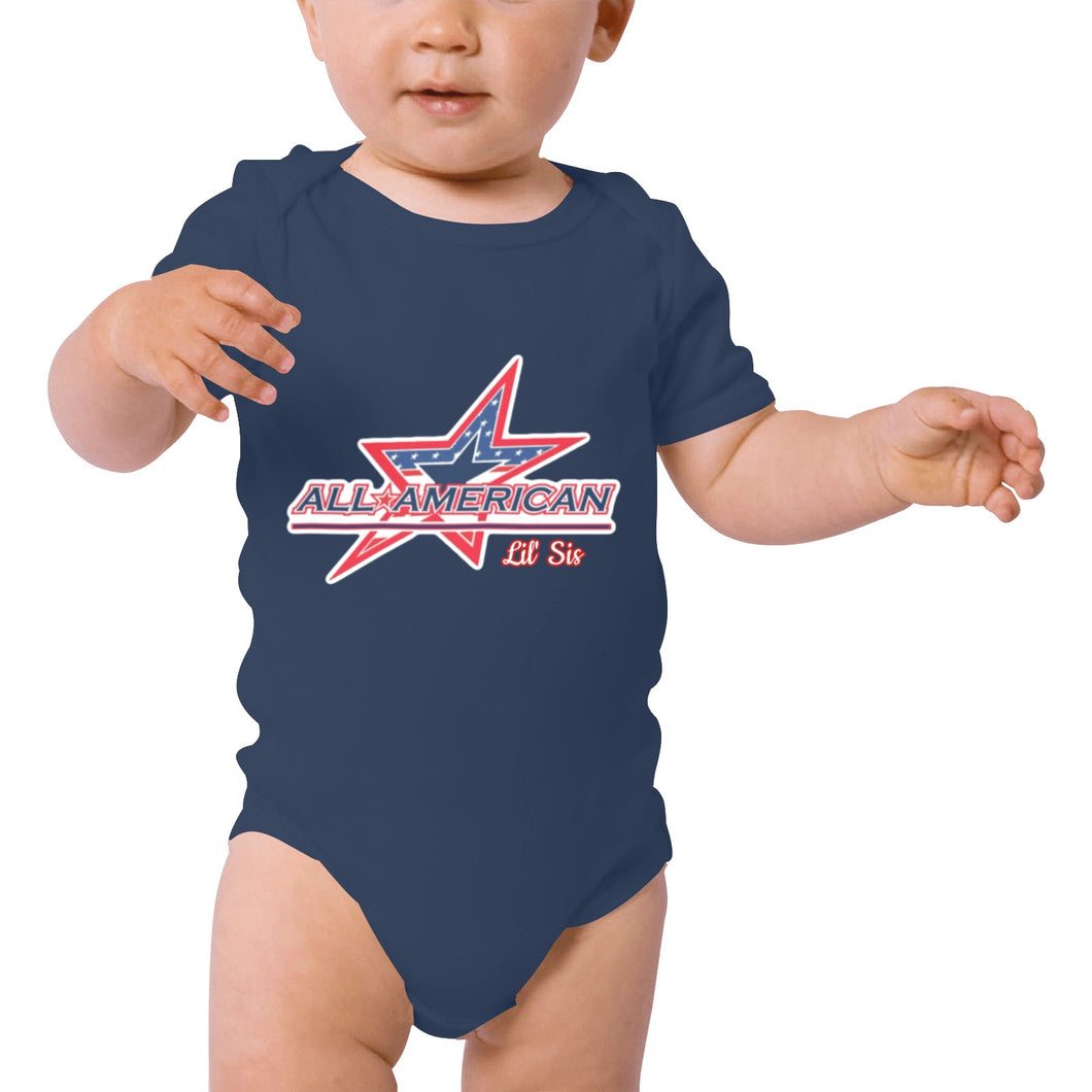 Baby Oneser Lil Sis Baby Powder Organic Short Sleeve One Piece (Model T28)