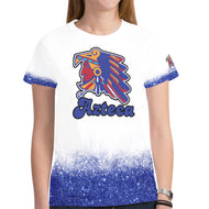 Azteca Women Size Glitter Final New All Over Print T-shirt for Women (Model T45)